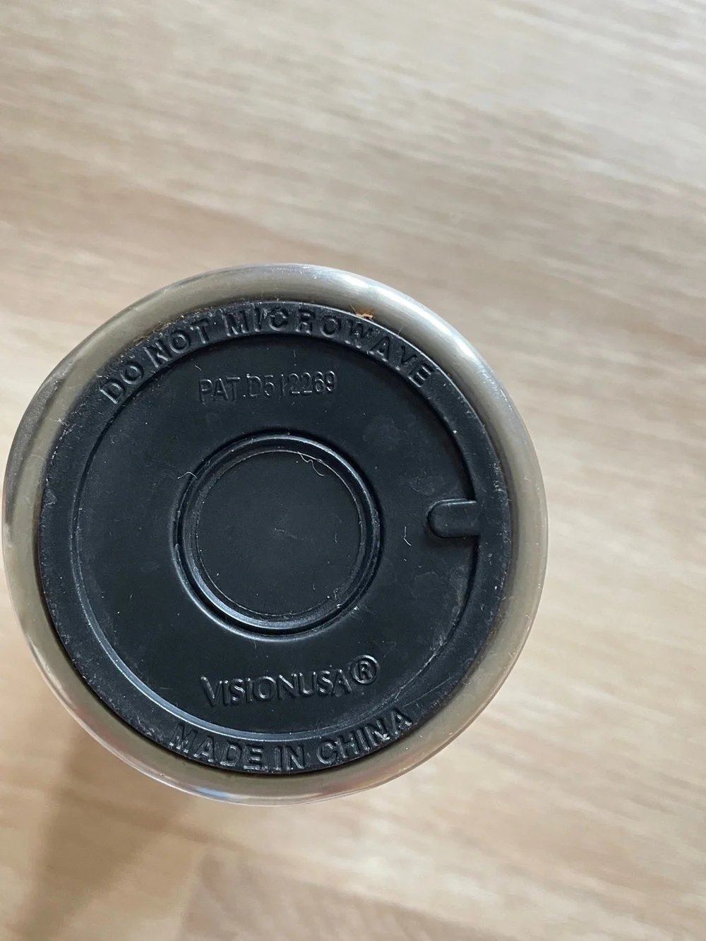 Stainless Travel Mug - Black and Silver
